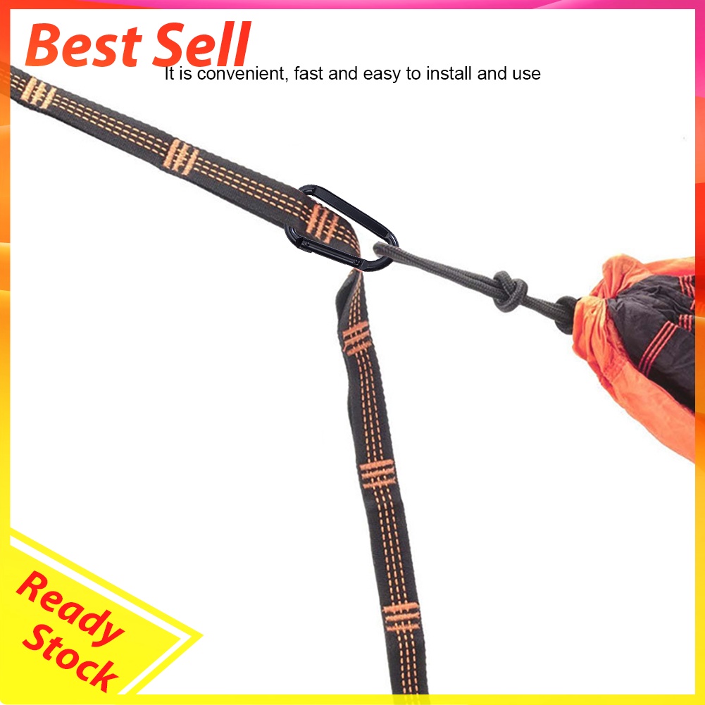 2pcs 3m High Strength Hammock Straps Kit Outdoor Camping Tree Hanging Rope