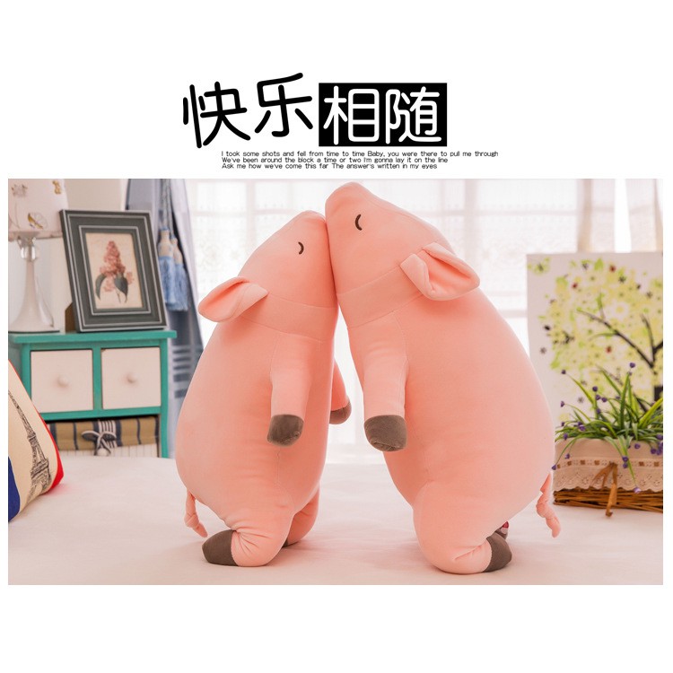 Boneka Piggy Bahan Plush / Soft comforting lying pig doll