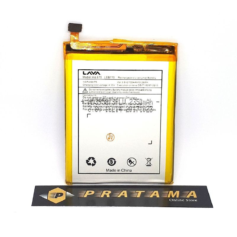 BATRE BATERAI HP LAVA IRIS 870 LEB110 BATRE LAVA IRIS