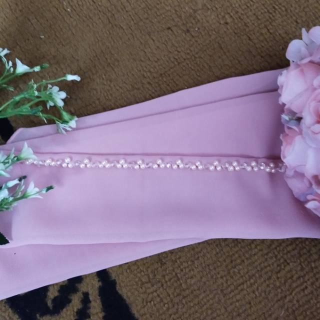 Cadar 2 layer / niqob/ cadar pengantin / cadar walimah/ cadar cantik lebaran