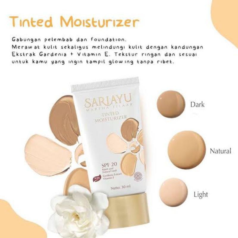 sariayu tinted moisturizer