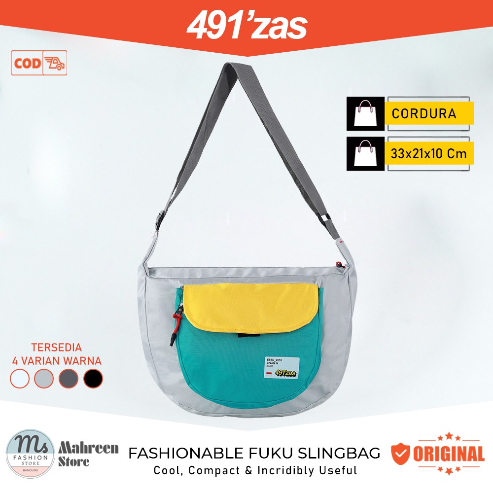 Tas Fuku Slingbag Tas Selempang Pria Wanita Unisex Distro - 491'Zas | MR 691