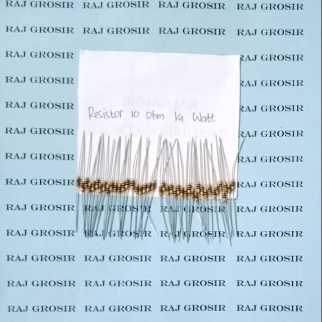 Resistor 10 Ohm 1/4 Watt