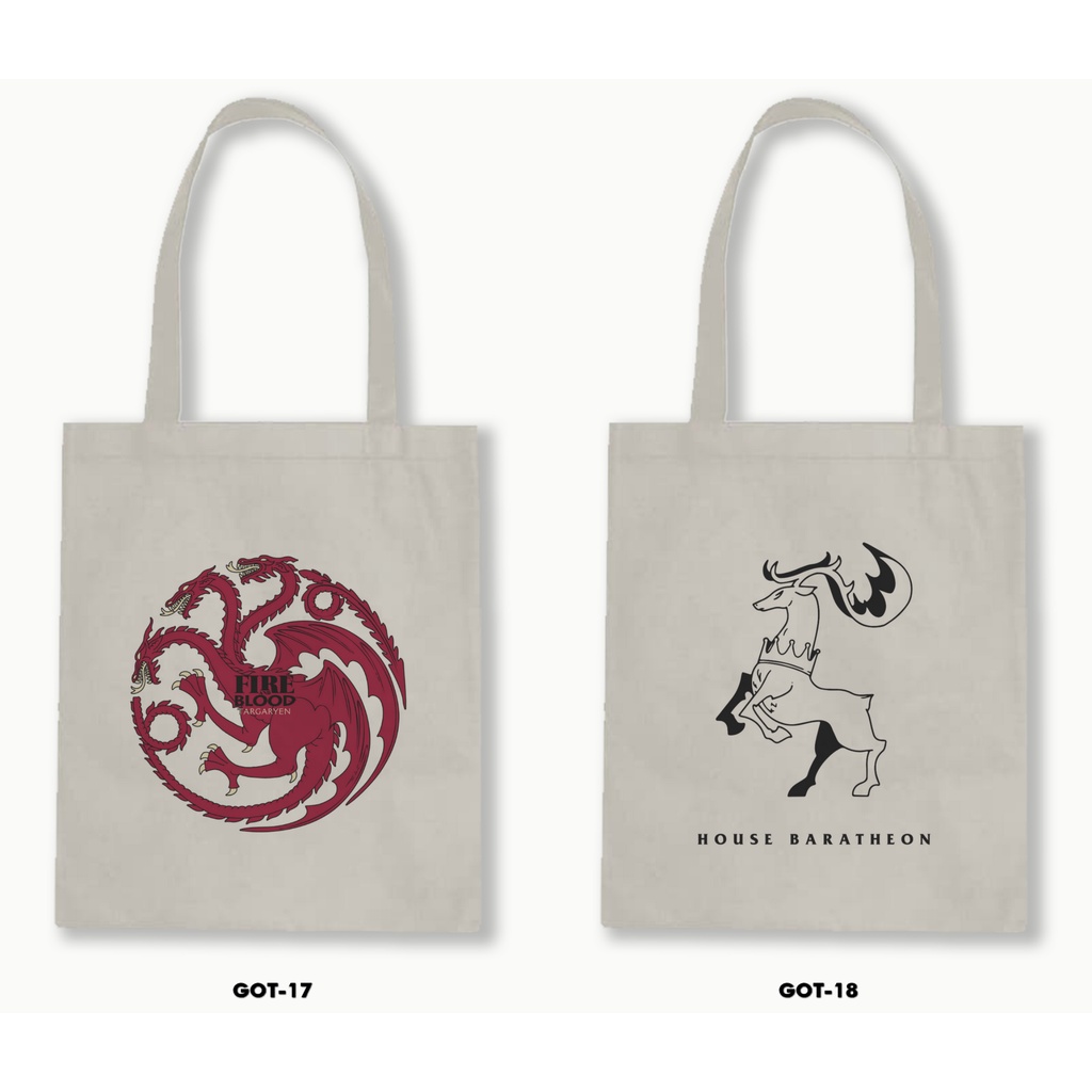 TOTE BAG BLACU - GAME OF THRONES 1