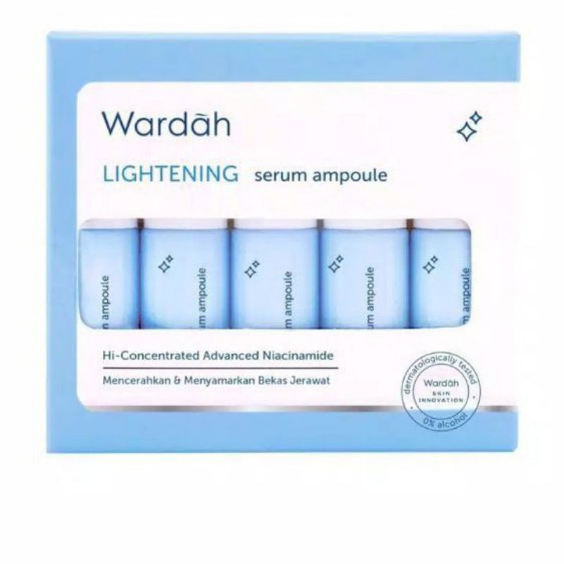 Wardah Lightening Facial Serum / Lightening Serum Ampoule