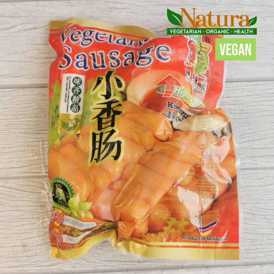 

Mr. Vege Vegetarian Sausage 240gr Sosis Vegan Beku