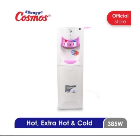 Cosmos Dispenser Air Galon Atas + Rak Extra Hot Cold CWD-5602 CWD 5602