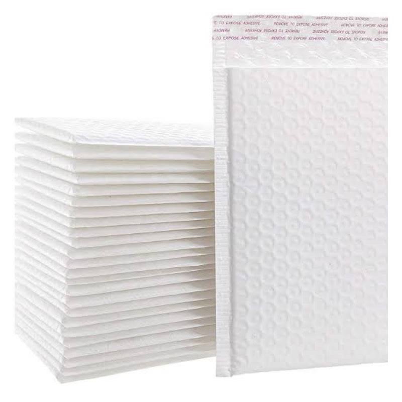 

BUBBLE MAILER - POLYMAILER PUTIH UKURAN 12 X 16 CM