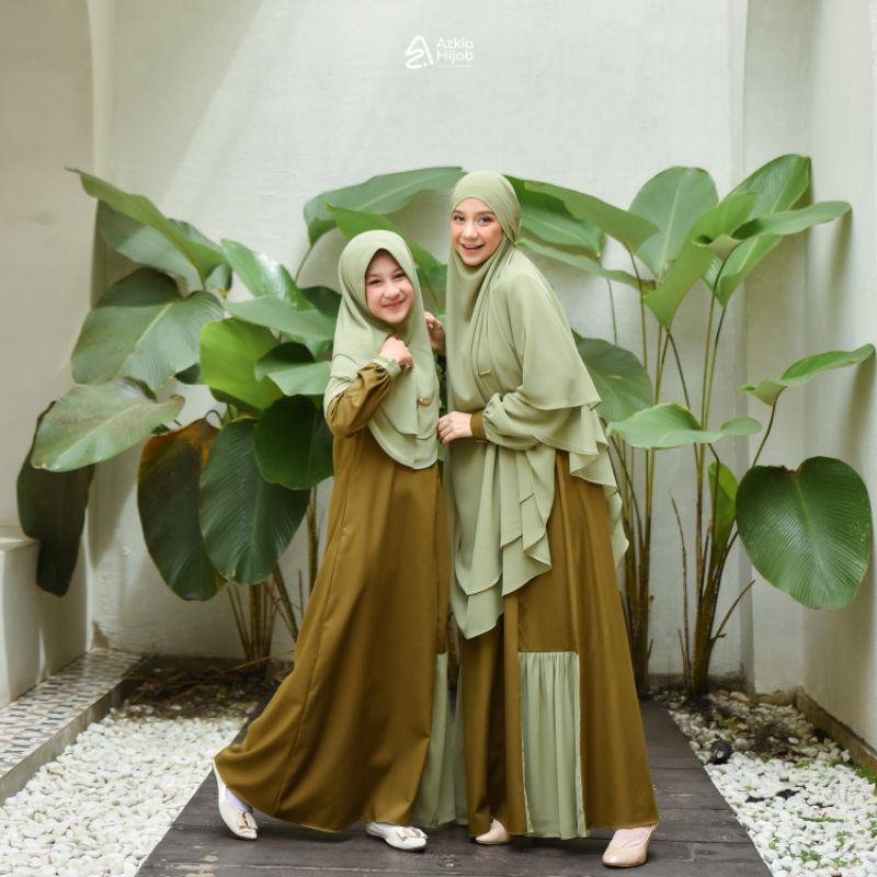 Gamis Remaja/Gamis azalea Azkia Hijab/Gamis busui Gamis polos