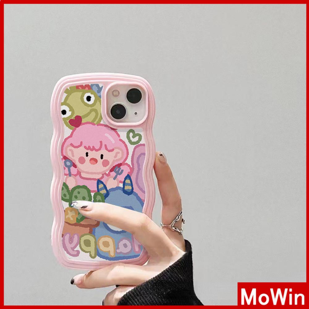 iPhone Case Candy Color Wave 2-in-1 Silicone Soft Case Airbag Shockproof Protection Camera Cartoon Cute Compatible For iPhone 11 Pro Max 13 Pro Max 12 Pro Max 7Plus xr XS Max