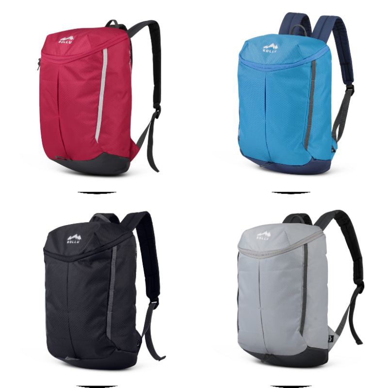 Tas Ransel / Tas Laptop Daypack Unisex / Sollu Tracker Grey - TRK