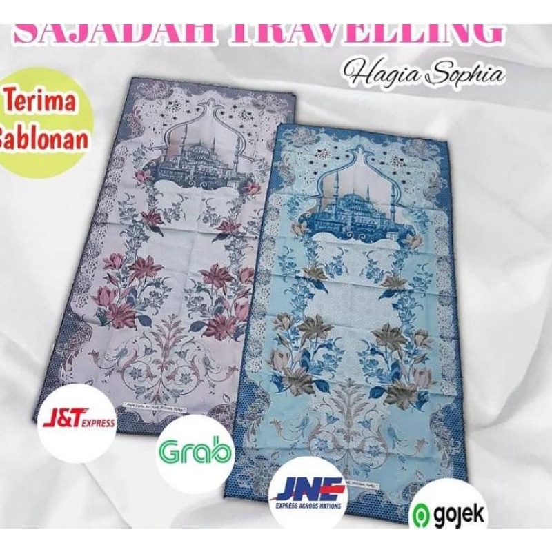 sajadah travel HAGIA SOPHIA/SAJADAH TRAVELING/sajadah tas dompet