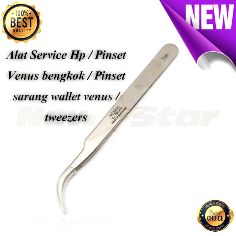 Alat Service Hp / Pinset Venus bengkok / tweezers