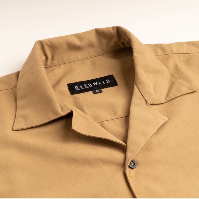 Overweld - Kemeja Oversize Khaki | Oversize Casual Shirt