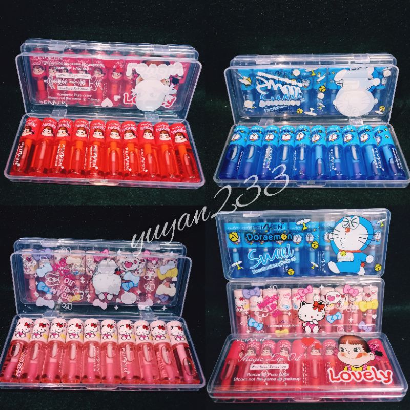 PROMO NEW!!!LIP OIL/LIP MAGIC PEIYEN 1 PACK ISI 10