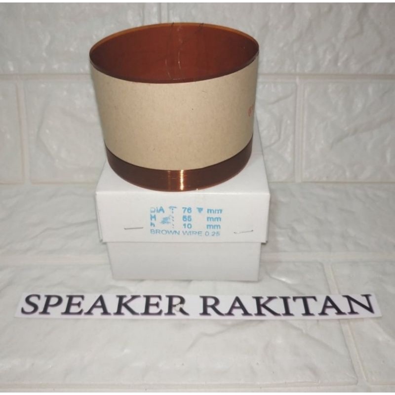 Spul sepul spool voice coil Speaker 15 inch kuran 76mm