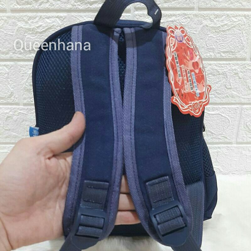 Tas Ransel Anak/Tas Ransel Kain Kanvas Tebal Roket &amp; Rabbit