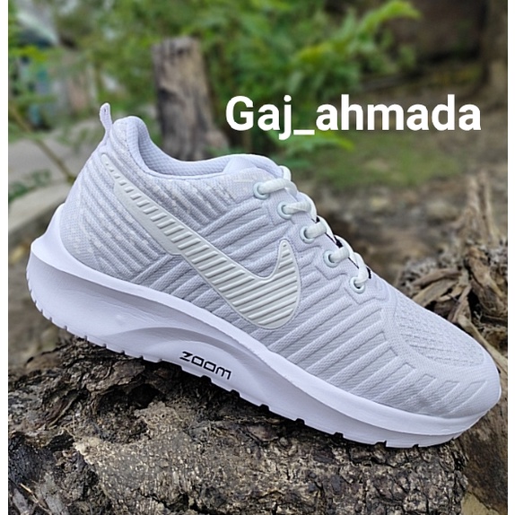 Sepatu sneakers pria wanita Sepatu Flogging Sekolah Olahraga Sepatu Sneakers Kets Fashion Pria wanita zumba senam - sneakers putih