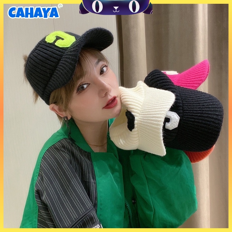 [CAHAYA] Topi Golf Senam Pantai Import Korea Rajut Karet S75