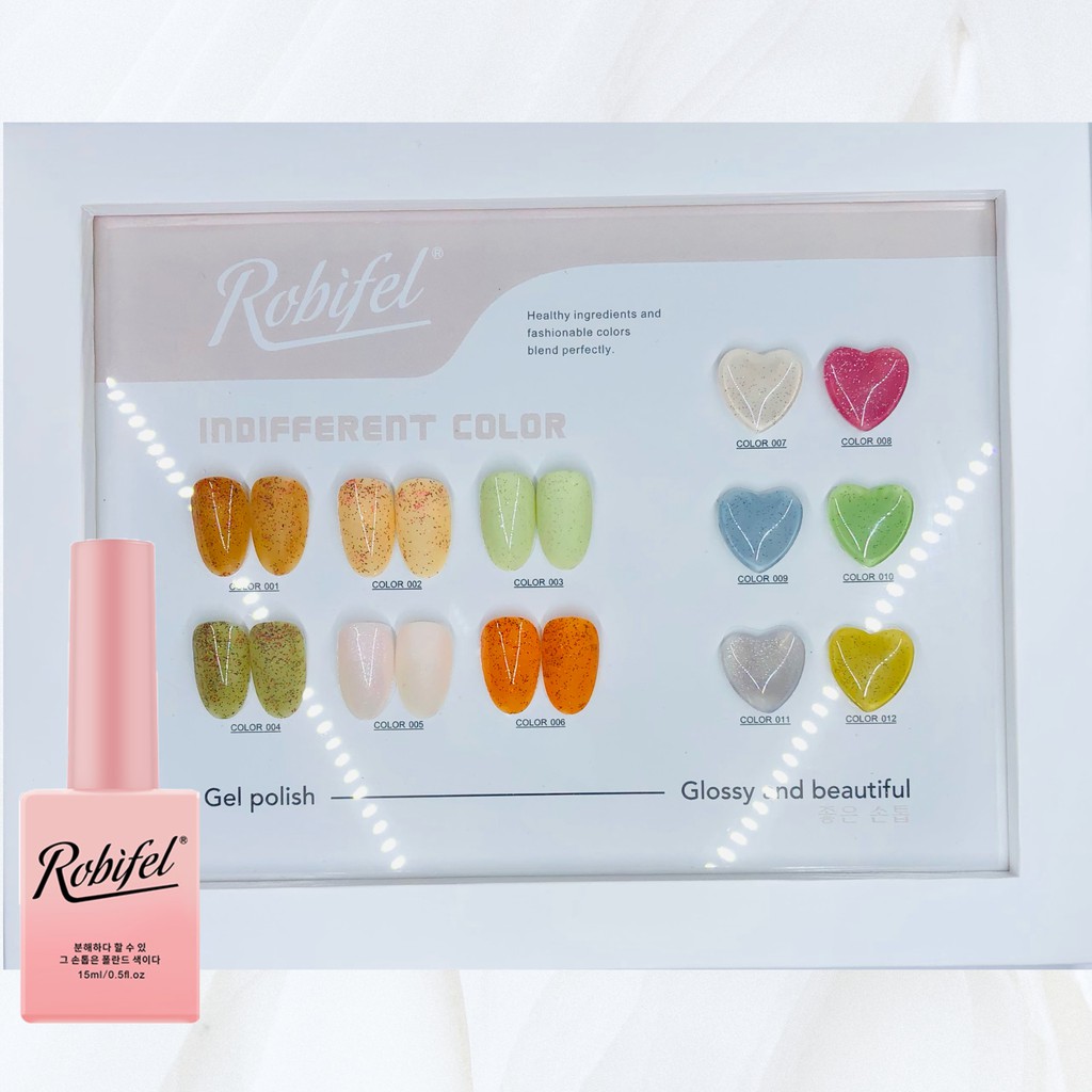 ROBIFEL INDIFFERENT COLOR NAIL POLISH GEL 15ML