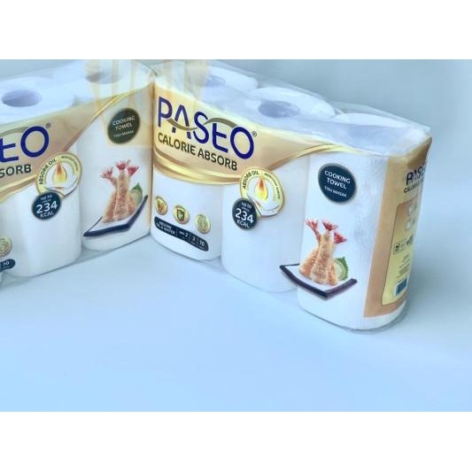 ➻ paseo calorie absorb towel tissue dapur isi 3 gulung ★