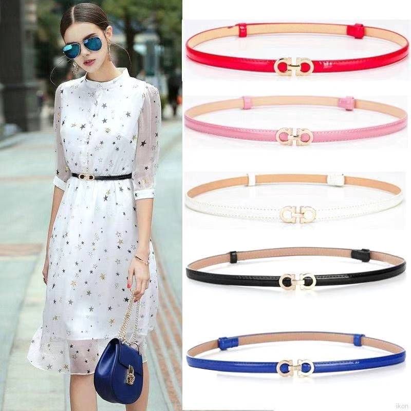 IKAT PINGGANG GESPER KULIT KECIL CASUAL BELT DRESS aa FASHION