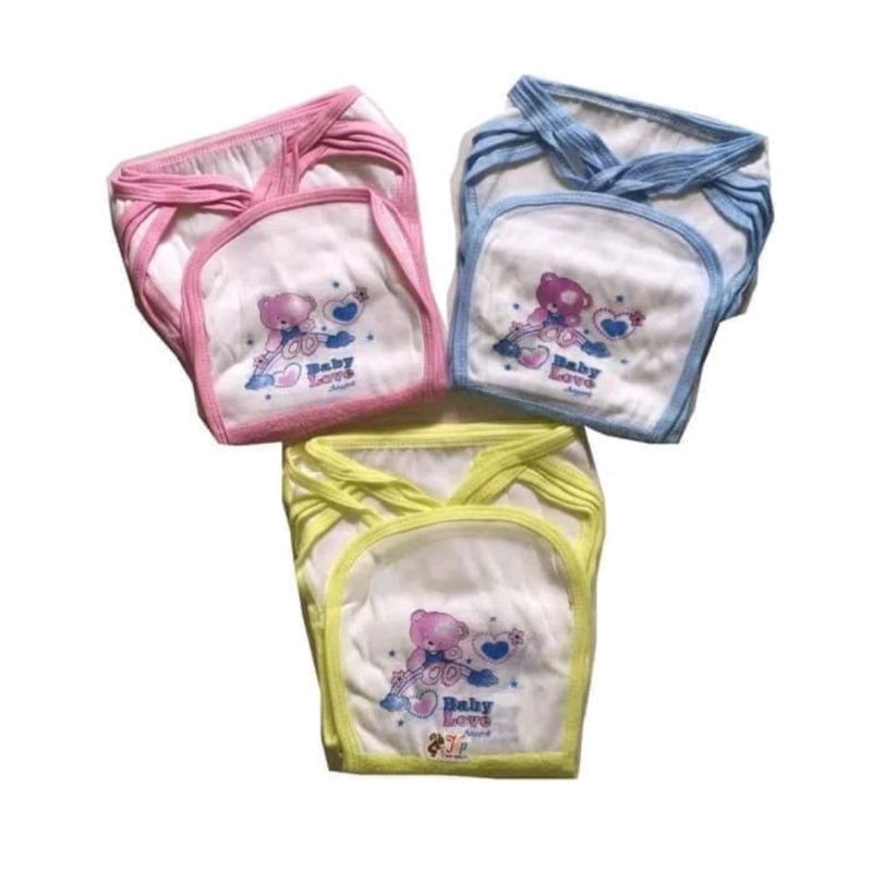 12pc POPOK BAYI TALI /POPOK HANDUK BAYI/ POPOK BAYI MURAH/ POPOK BAYI BERKUALITAS/ POPOK BAYI NEWBOR