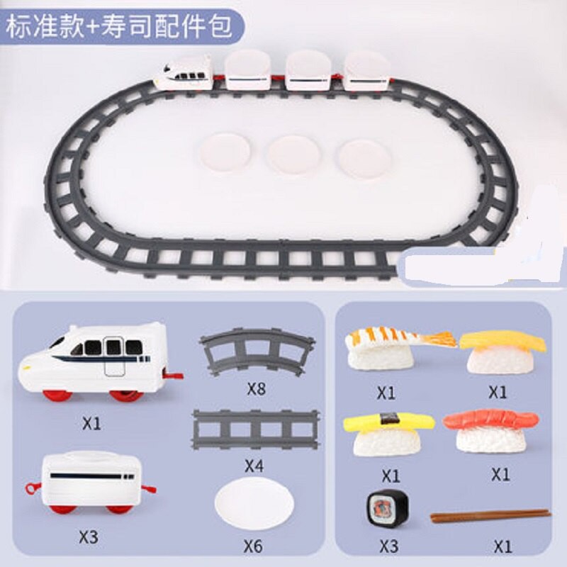 Sushi Train Set Mainan Kereta Api Sushi Piring Sushi