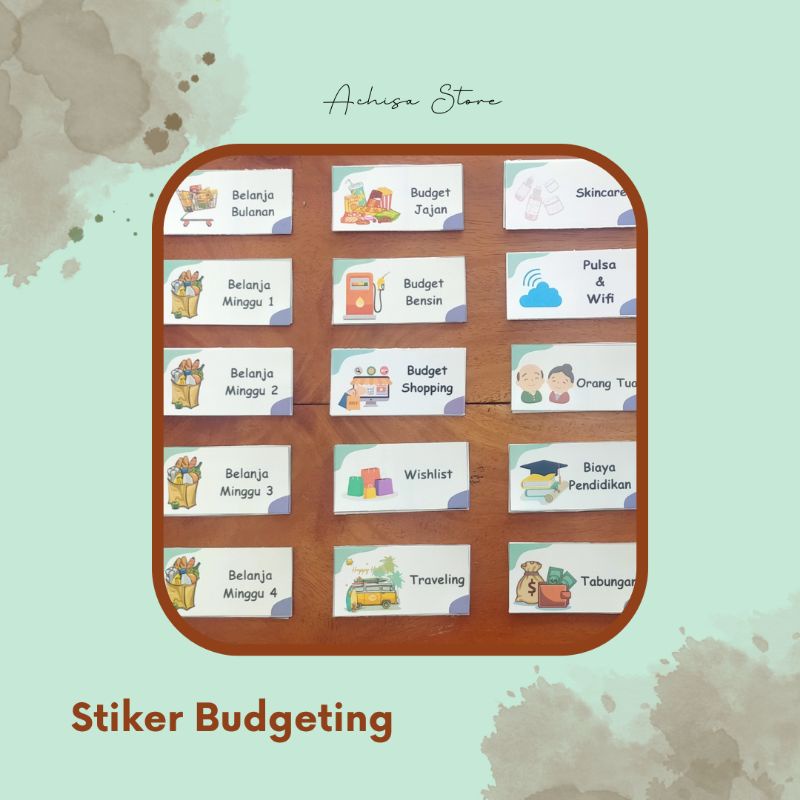 

Stiker Budgeting Keuangan