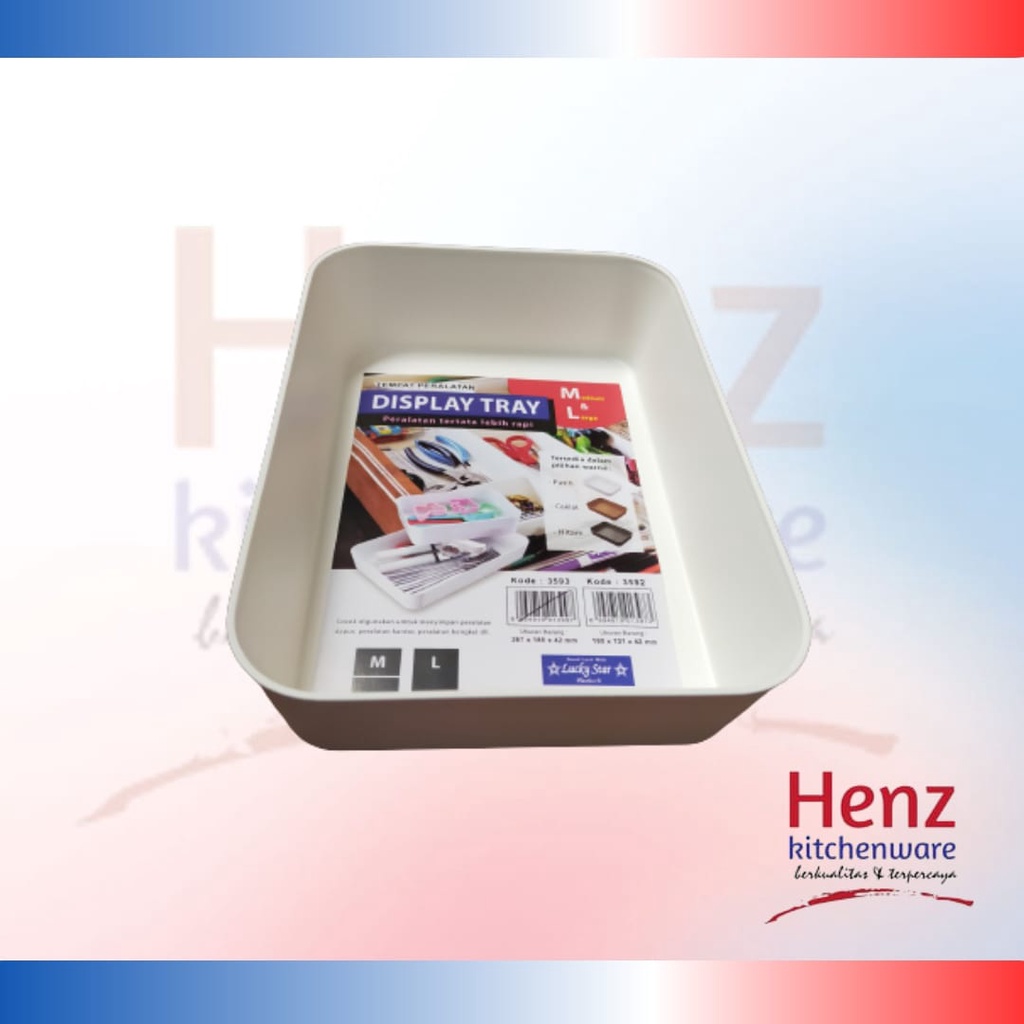 LUCKY STAR DISPLAY TRAY/NAMPAN DISPLAY/BAKI PLASTIK 3592