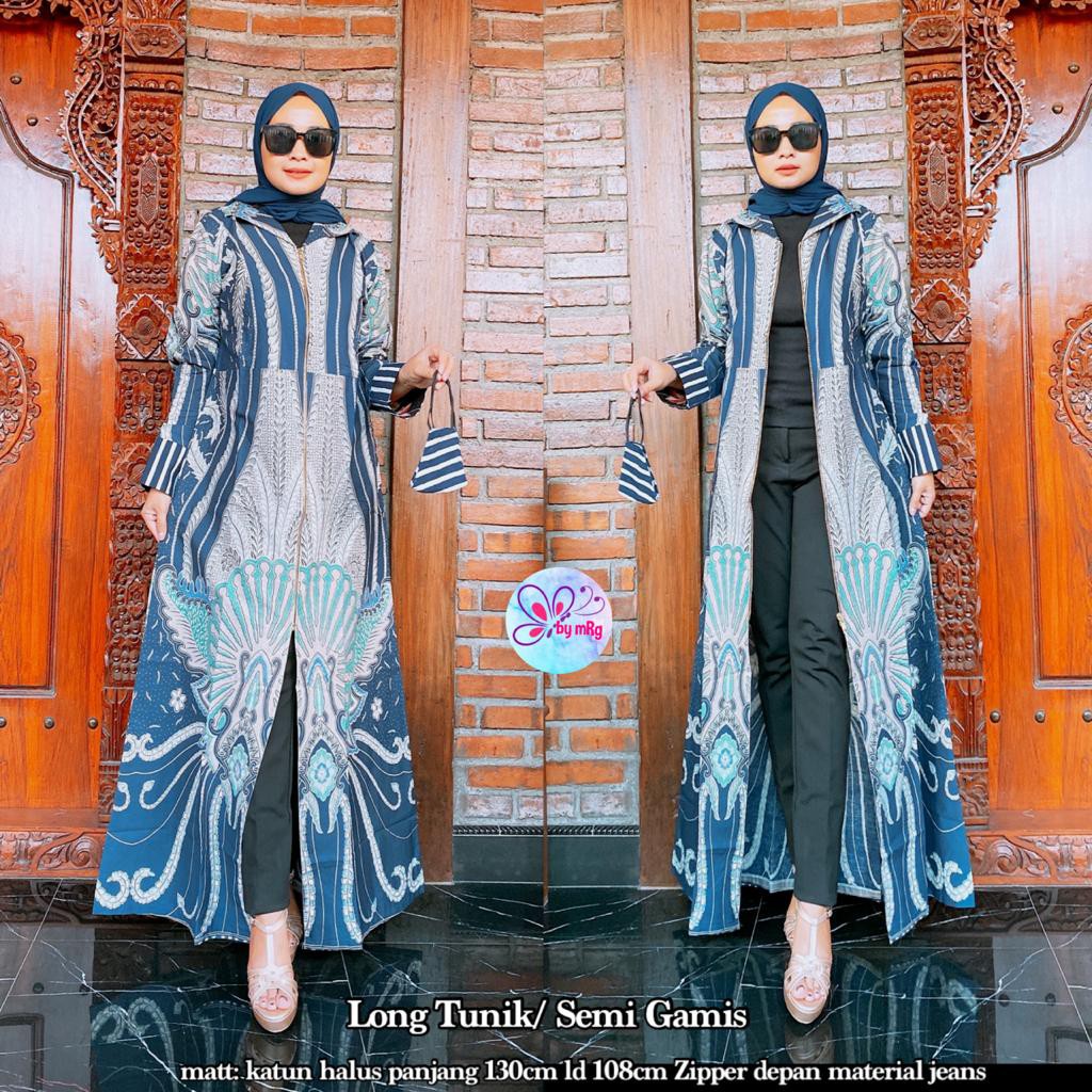 Long Blazer Batik Sukma