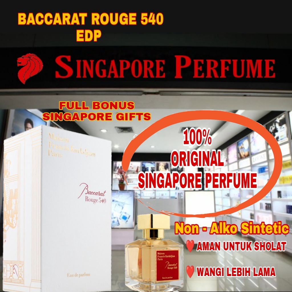 PREMIUM SERIES - Parfum Baccarat rouge 540 EDP / Parfum Bacarat / Parfum Ori Singapore
