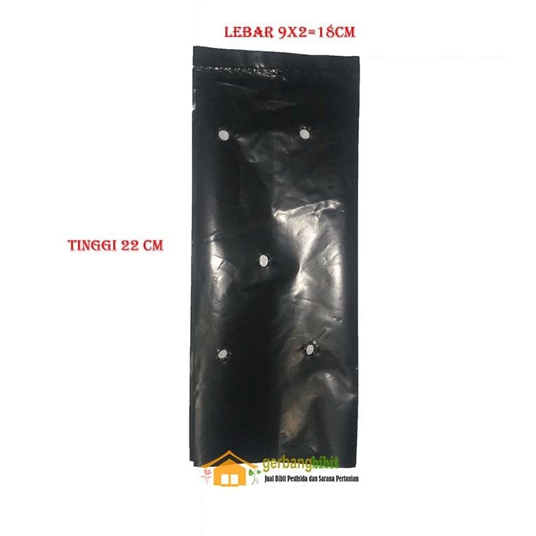 Polybag polibek pot PE Ukuran 18x22 1kg