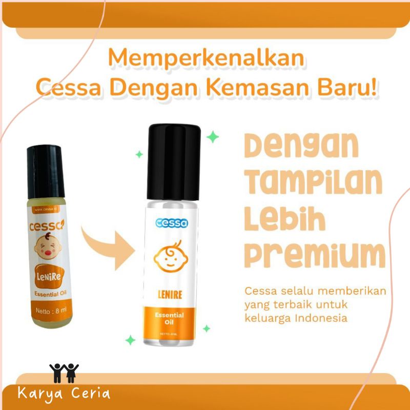 Cessa Lenire - Essential Oil Menenangkan Bayi Rewel Warna Kuning