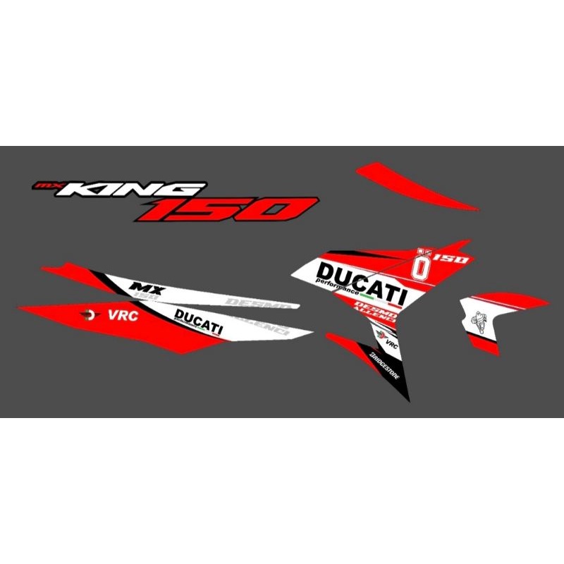 STRIPING MX KING 150 STICKER YAMAHA MX KING 150 DECAL MX KING VARIASI MX KING