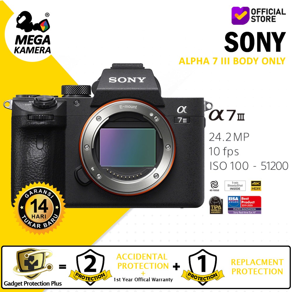 Sony Alpha 7III / a7 III Mirrorless 7 Mark3 Camera A7III - Body Only