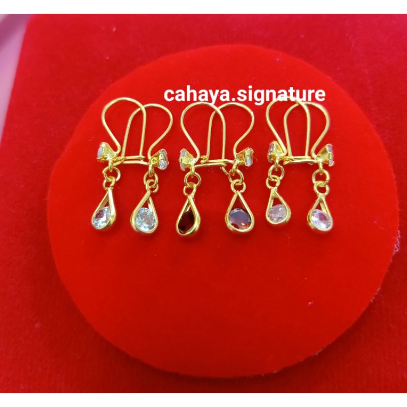 ANTING ANAK DAN DEWASA PERAK 925 LAPIS MAS