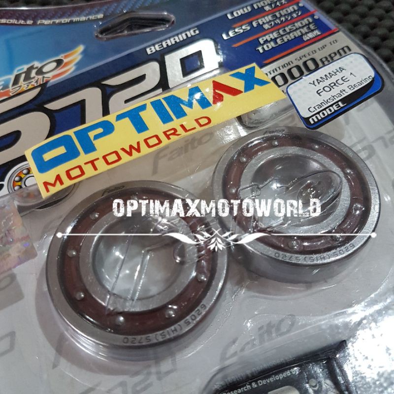 Crankshaft Bearing Laher Kruk As Faito FIZ R FORCE 1 F1 6205 S720 Original FAITO