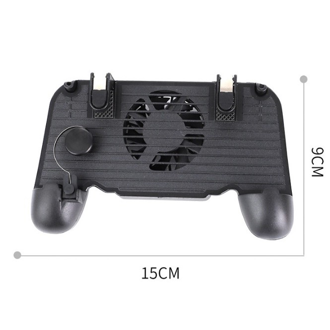 SKU-1180 GAMEPAD PUBG KIPAS PB 2000MAH TRIGGER GAMING CONTROLLER L1 R1