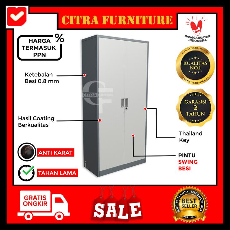 

BEST SELLER !!! LEMARI ARSIP BESI 2 PINTU SWING BESI|LEMARI FILE KANTOR PINTU AYUN TERLARIS