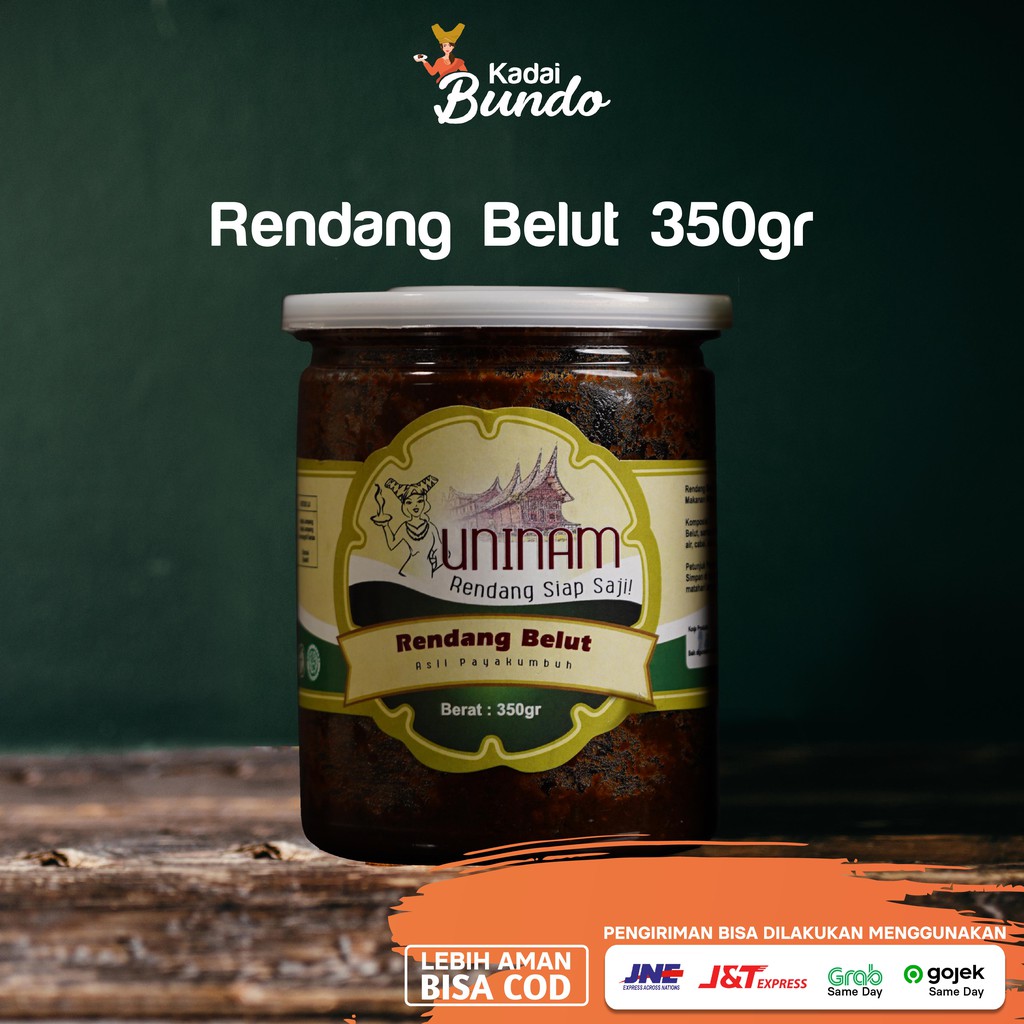 

Rendang Belut 350gr/ Rendang Uninam / Rendang Kemasan / Rendang Enak/ Rendang Siap Saji