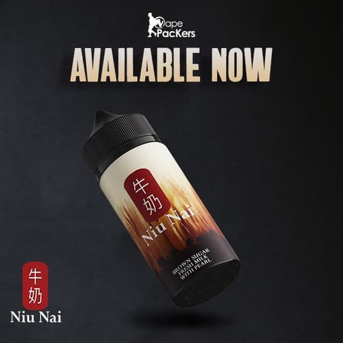 liquid Vape Niu Nai Niunai 100ml 3mg dan 6mg by Rhomedal X Vapepackers