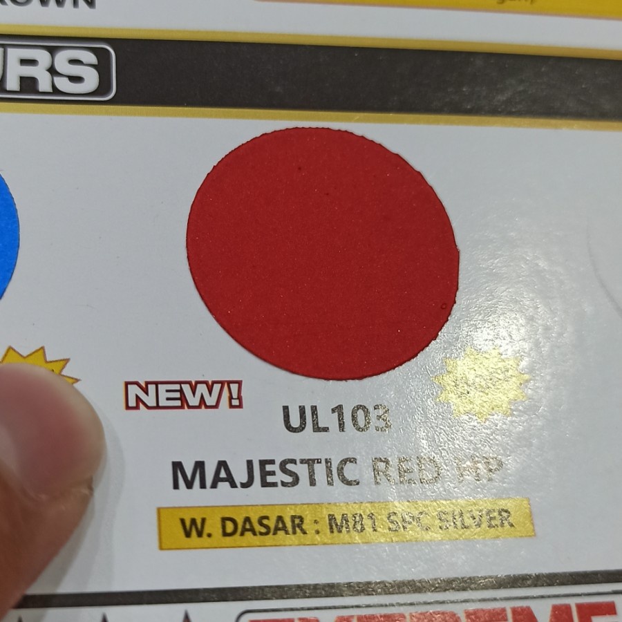 SAPPORO ULTIMATE ** UL103 MAJESTIC RED HP ULTRA DOFF Merah Ultra Cat Semprot Pilox Pylox