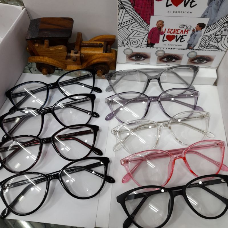 Frame Kacamata CAF EYE WANITA plastik ITALY DESIGN