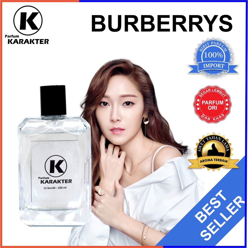 Parfum Cewek Burbberys | Bibit Parfum Import Wangi &amp; Tahan Lama | Kemasan 100ml | Bisa Cod