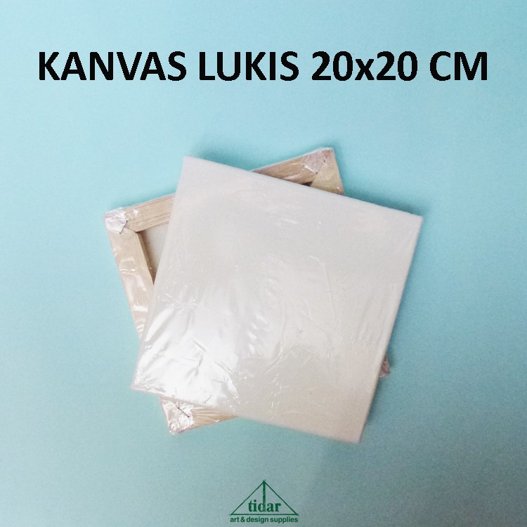 

Canvas / Kanvas Lukis + Spanram 20 x 20 cm
