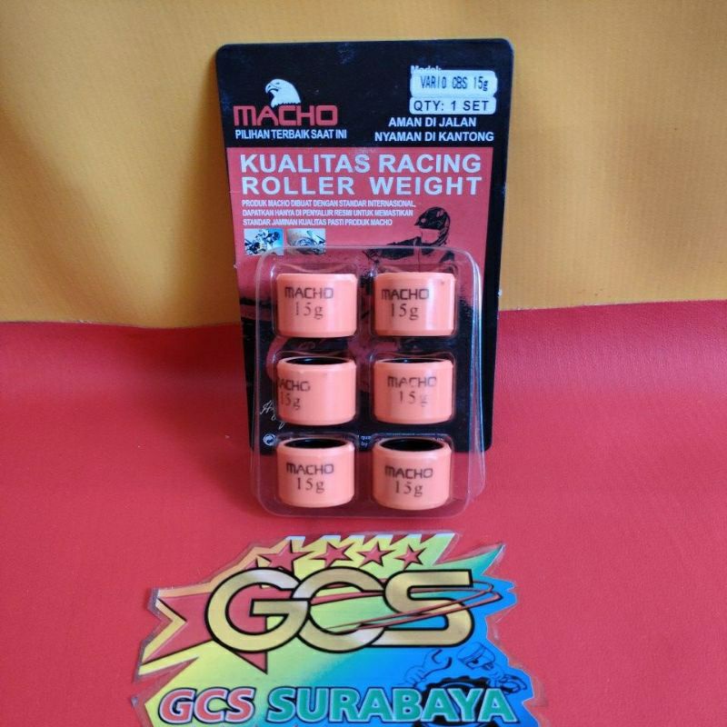 roller vario cbs 15 gram racing vario 125,vario150,pcx150,adv150 pnp