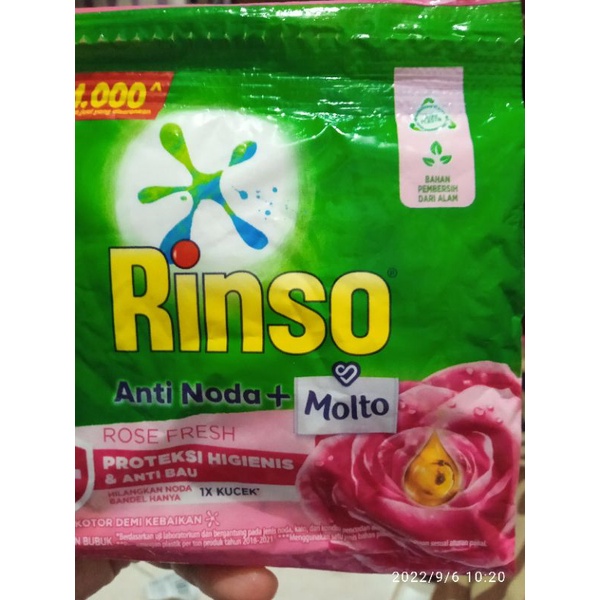 Rinso bubuk isi 6 pcs /rncng