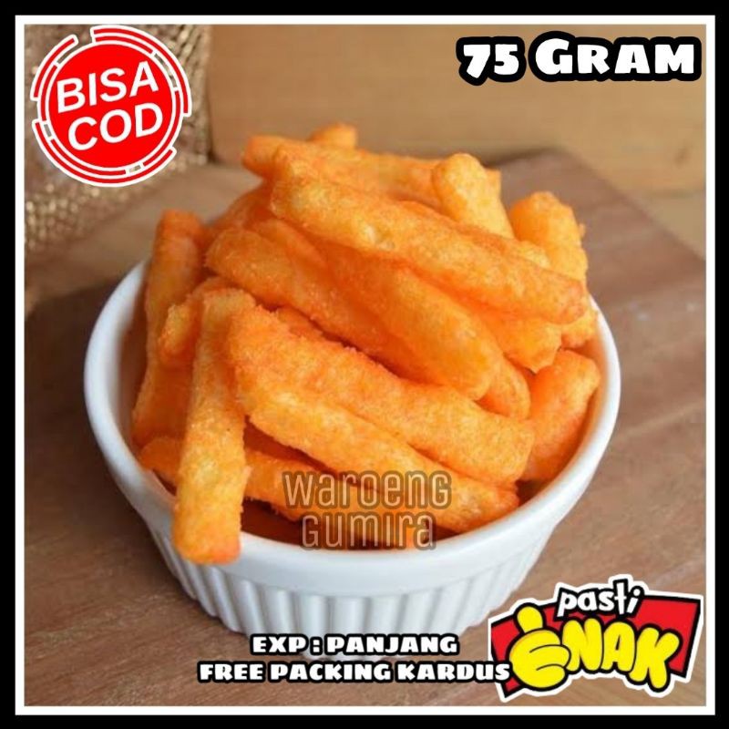 

Snack Kiloan STIK BALADO 75 GRAM Cemilan Jadul Jajanan Pedas TES BALADO