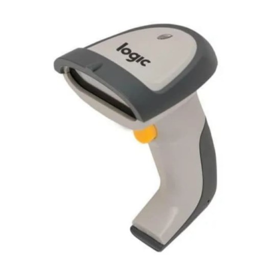 Barcode Scanner single Laser tangan 1D Logic LS30 USB Mode Scan Trigger dan Continuous